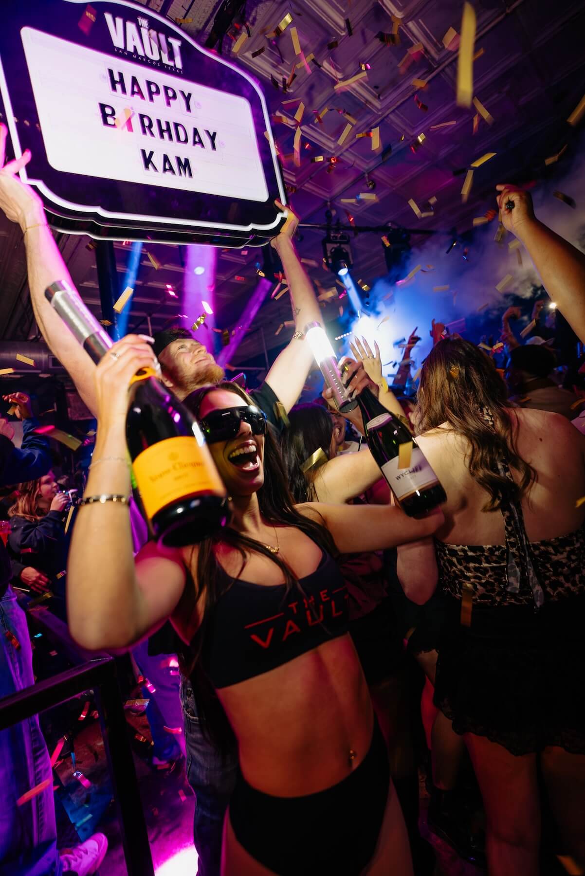 Bottle Service at the Vault